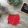 Quần đùi cotton ren gấu xuân hè bé gái size 3-8  -Q4926-